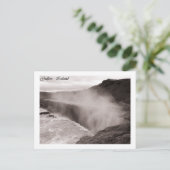 Gullfoss Briefkaart (Staand voorkant)