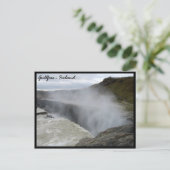 Gullfoss Briefkaart (Staand voorkant)