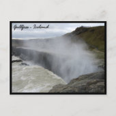 Gullfoss Briefkaart (Voorkant)