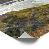Gullfoss, Golden Waterfall, Iceland Poster (Hoek)