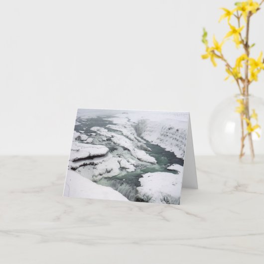 Gullfoss Kaart (Gele Bloem)