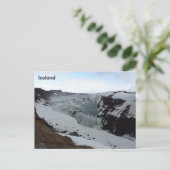 Gullfoss Waterfall, IJsland Briefkaart (Staand voorkant)