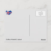 Gullfoss Waterfall, IJsland Briefkaart (Achterkant)