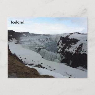 Gullfoss Waterfall, IJsland Briefkaart