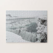 Gullfoss Waterfall, IJsland Legpuzzel (Horizontaal)