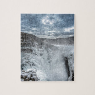 Gullfoss Waterfall, IJsland Legpuzzel