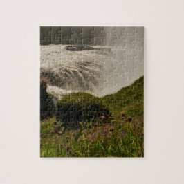 Gullfoss Waterfall IJsland Puzzle Legpuzzel