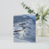 Gullfoss waterval briefkaart (Staand voorkant)