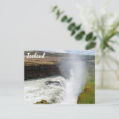 Gullfoss waterval - Zuidwest-IJsland Briefkaart (Staand voorkant)