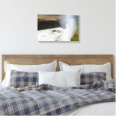 Gullfoss waterval - Zuidwest-IJsland Canvas Afdruk (Insitu (Slaapkamer))