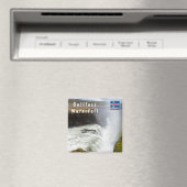 Gullfoss waterval - Zuidwest-IJsland Magneet (Insitu (Vaatwasser))