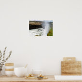 Gullfoss waterval - Zuidwest-IJsland Poster (Keuken)