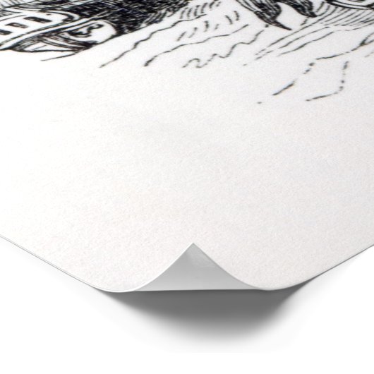 Gulliver die de vloot van Blefuscudian steelt Poster (Hoek)