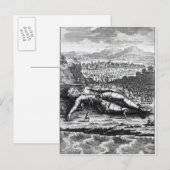 Gulliver die door de Lilliputians is gevangen Briefkaart (Voorkant / Achterkant)