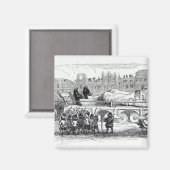 Gulliver vervoerd naar het Lilliputian Magneet (Voorkant / Achterkant)