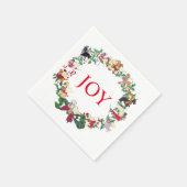 Gullivers Angels 12 Honden van Kerst Papier Servet (Hoek)