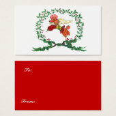 Gulliver's Angels Abrikoos Poodle Gift Label Visitekaartjes (Voorkant /achterkant)