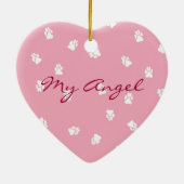 Gulliver's Angels Abrio Poodle Keramisch Ornament (Achterkant)