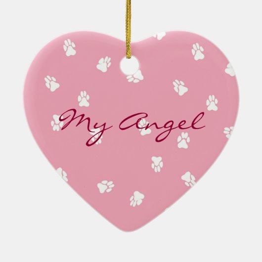 Gulliver's Angels Abrio Poodle Keramisch Ornament (Achterkant)