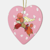 Gulliver's Angels Abrio Poodle Keramisch Ornament (Links)