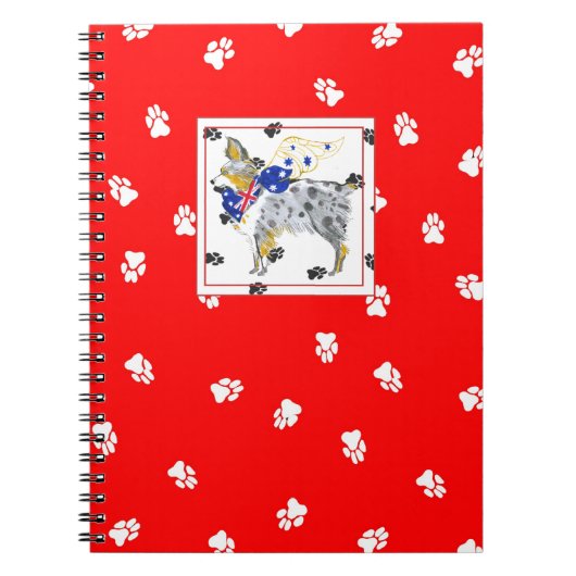 Gulliver's Angels Australian Shepherd notebook Notitieboek (Voorkant)