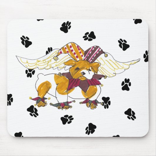 Gulliver's Angels Bulldog Mousepad Muismat (Voorkant)