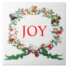 Gullivers Angels Ceramic Holiday Tile Trivet Tegeltje