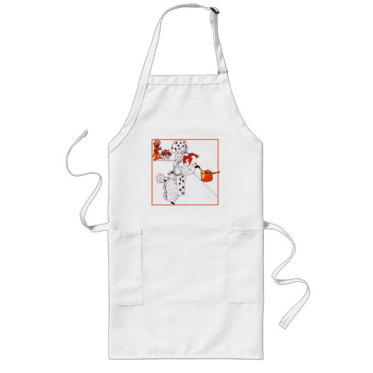 Gulliver's Angels "Chien du Cuisine" Apron Lang Schort (Voorkant)