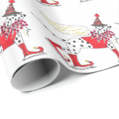 Gullivers Angels "Dalmatian on Ice" Giftwrap papie Cadeaupapier (Rol Hoek)