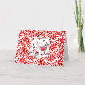 Gulliver's Angels Dalmatische NOEL Kerst Kaart (Voorkant)