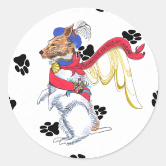 Gulliver's Angels Jack Russell Sticker (Voorkant)