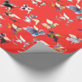 Gulliver's Angels pakken het op! Verpakkingspapier Cadeaupapier (Hoek)