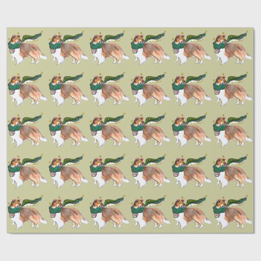 Gullivers Angels Sheltie Gift Wrap Cadeaupapier (Vlak)