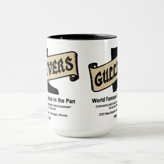 Gullivers Pizza & Restaurant, Chicago Mok (Midden)