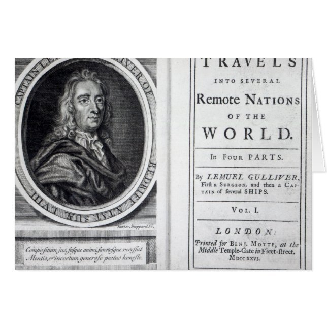 'Gulliver's Travels' door Jonathan Swift, 1726 (Voorkant Horizontaal)