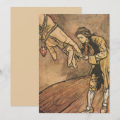 Gulliver's Travels door Rackham Uitnodiging (Voorkant / Achterkant)