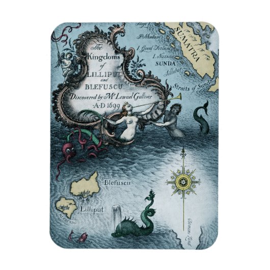 Gulliver's Travels van Jonathan Swift Magneet (Verticaal)