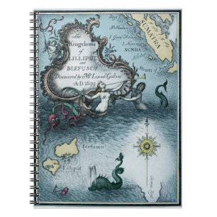 Gulliver's Travels van Jonathan Swift Notitieboek