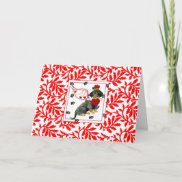 Gulliver's Wire Haire Dachshund NOEL Holiday Card Feestdagen Kaart