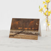 Gulls and Gese Fathers Day Kaart (Gele Bloem)