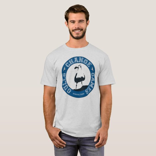 Gulls Change Games Mannen T-Shirt (Voorkant volledig)