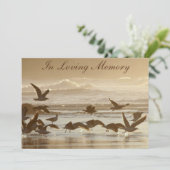 Gulls die bekendheid geven aan de dienst Flight Me Kaart (Staand voorkant)