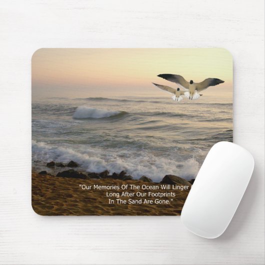 GULLS EN OCEAN QUOTE MUISMAT (Met muis)