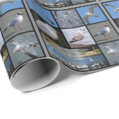 Gulls en zeemaasmozaïeken cadeaupapier (Rol Hoek)