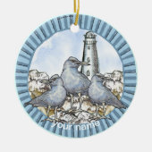 Gulls Guide Lighthouse Ornament (Voorkant)