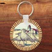 Gulls Lighthouse Sleutelhanger (Voorkant)