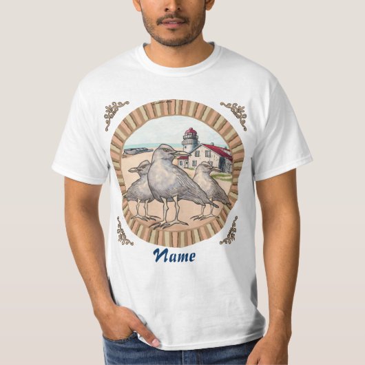 Gulls Lighthouse t-shirt (Voorkant)
