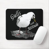 Gulls met Attitude Mousepad Muismat (Met muis)