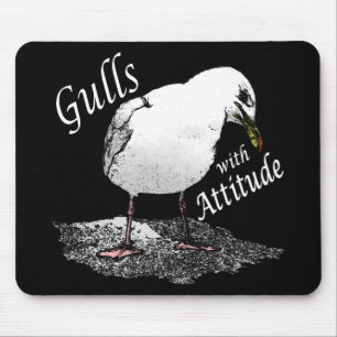 Gulls met Attitude Mousepad Muismat