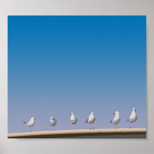 Gulls Poster (Voorkant)